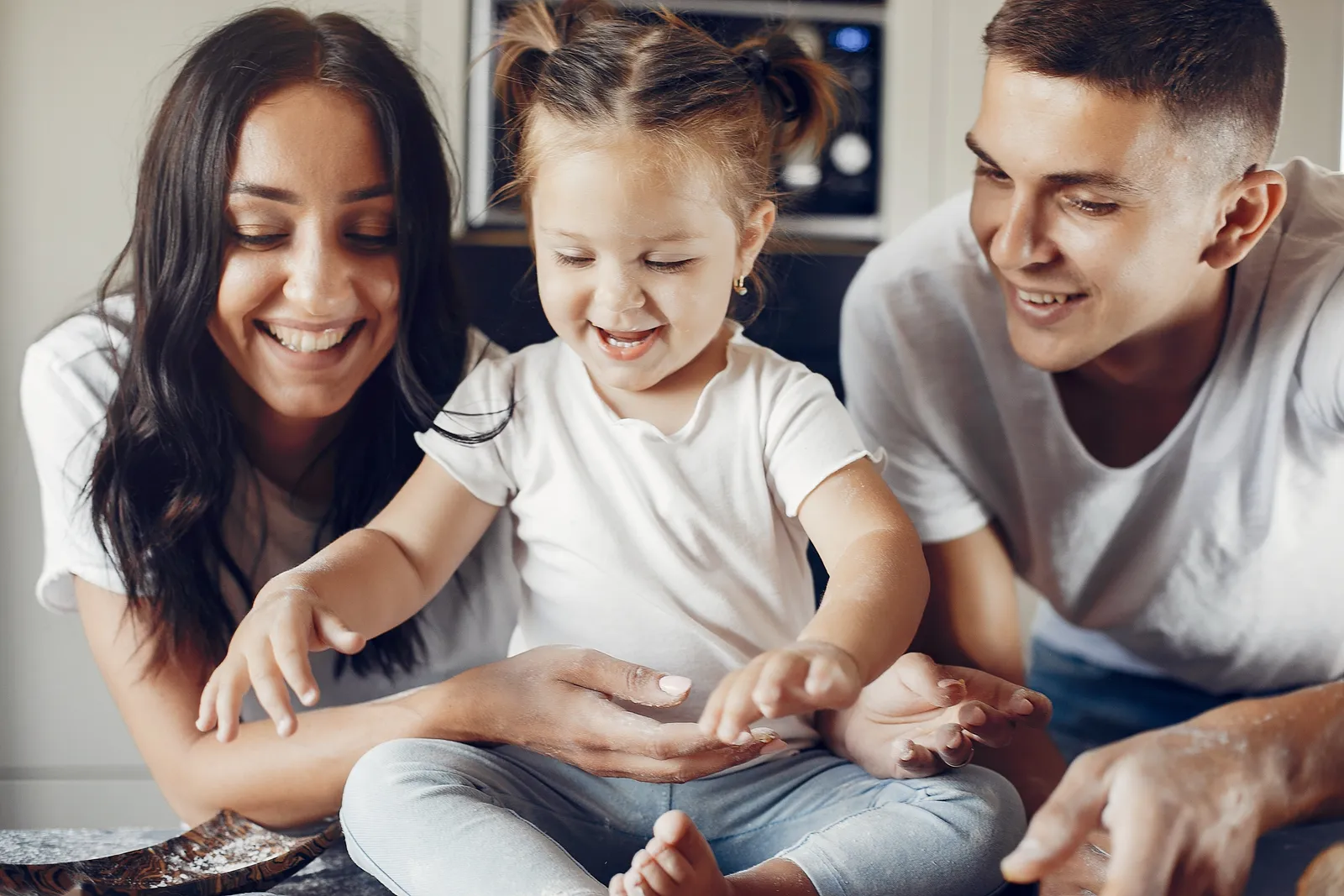 A happy family enjoying their pest-free St. George home